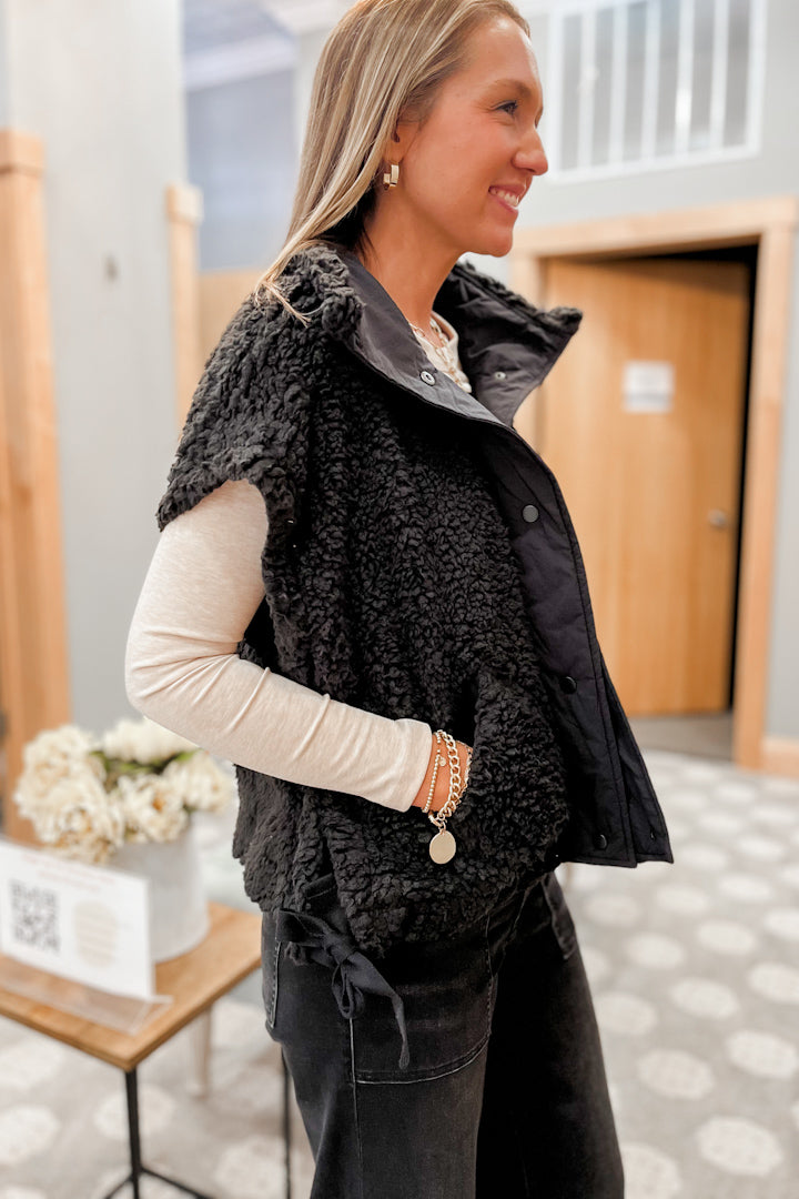 Tie Sherpa Vest