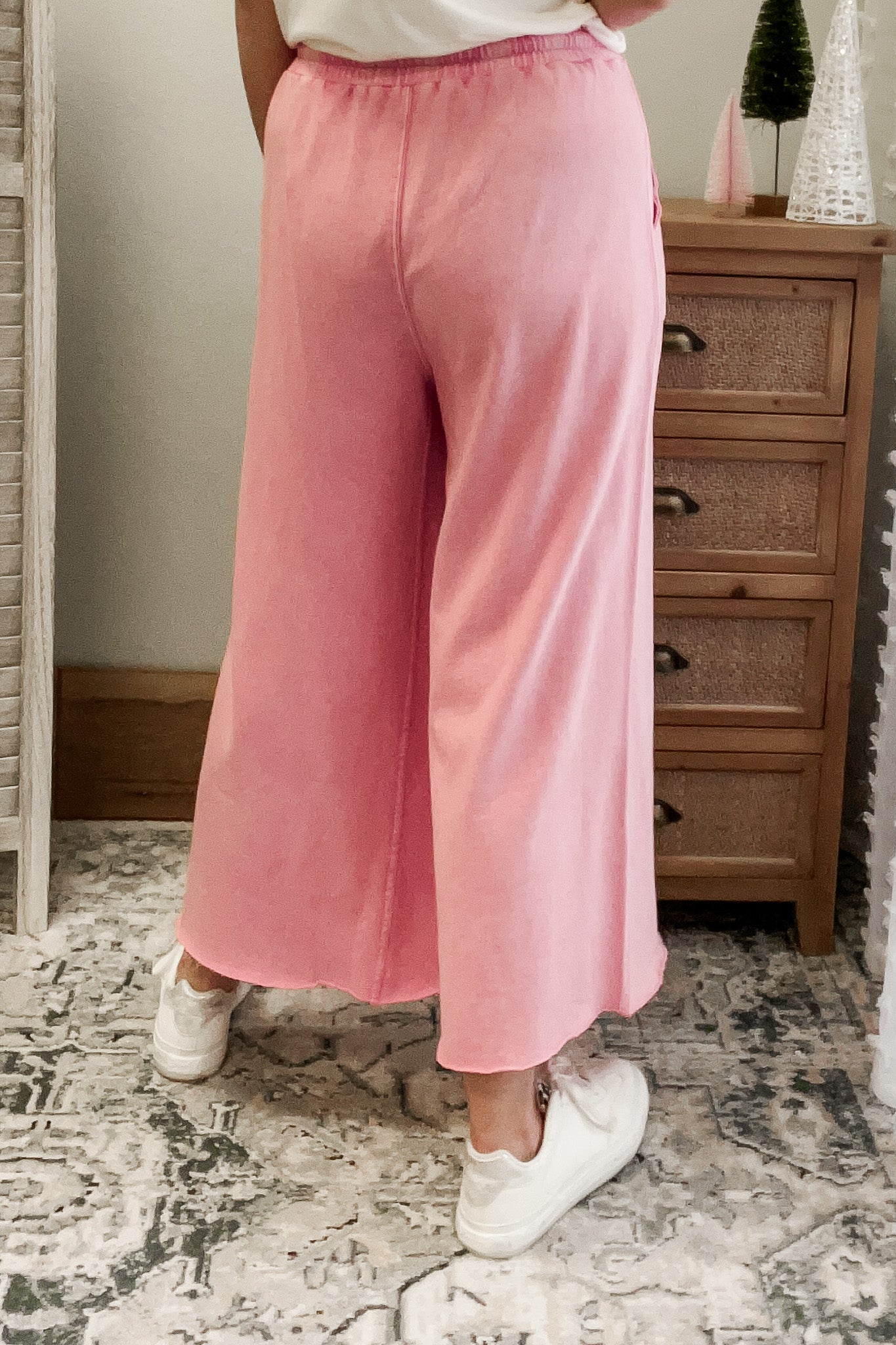 Terry Wide Leg Pants