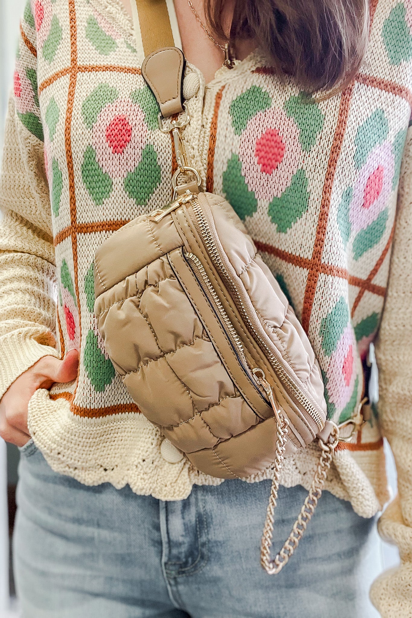 Mabel Quilted Belt Bag