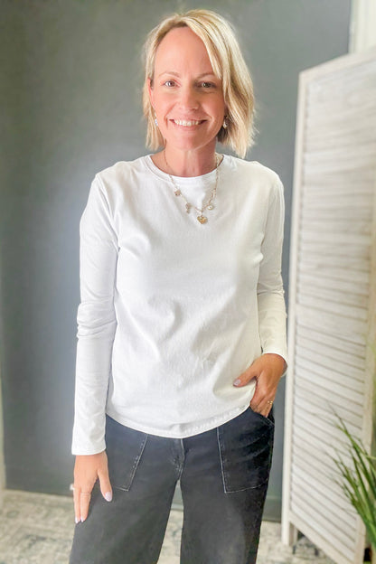 Cotton Long Sleeve Top