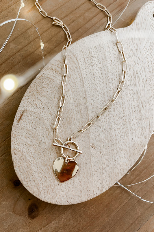 Toggle Heart Necklace