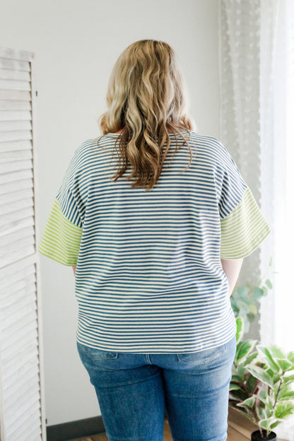 PLUS Contrast Stripe Tee