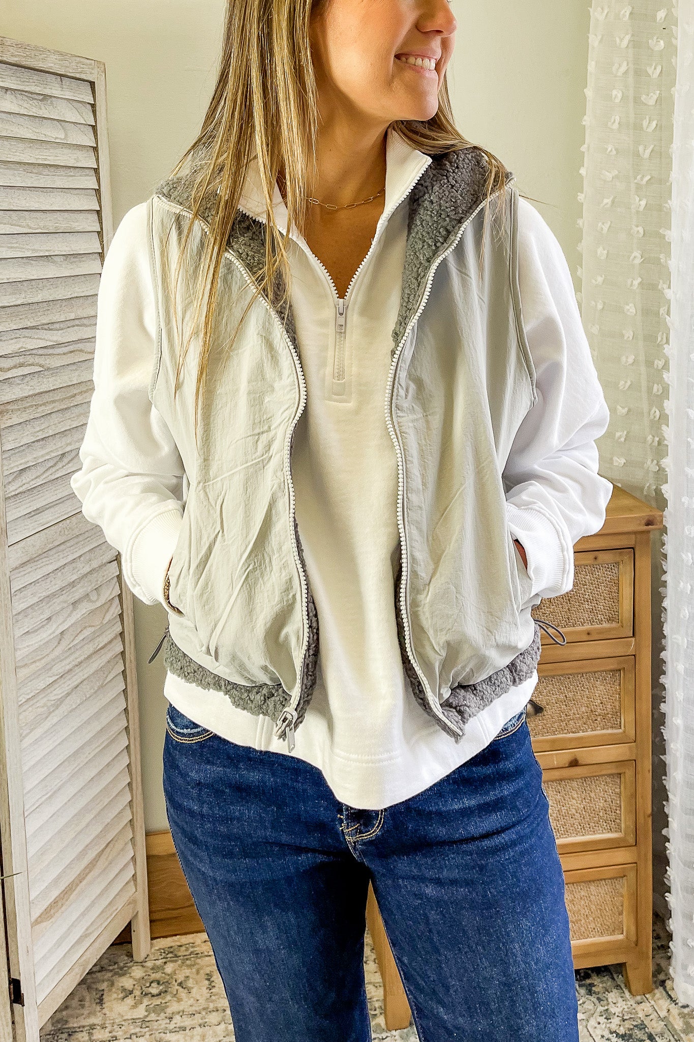 Reversible Sherpa Vest