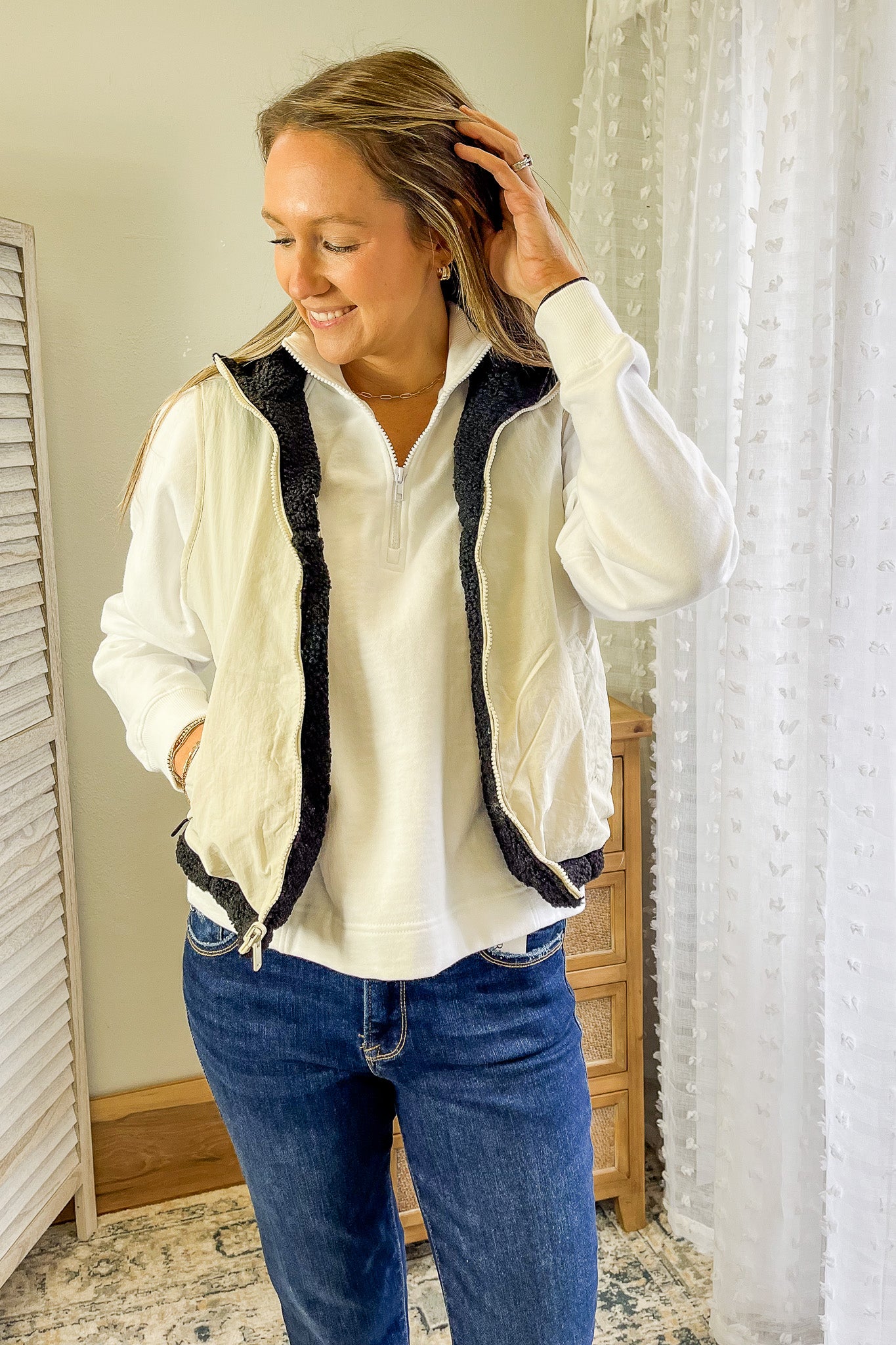 Reversible Sherpa Vest