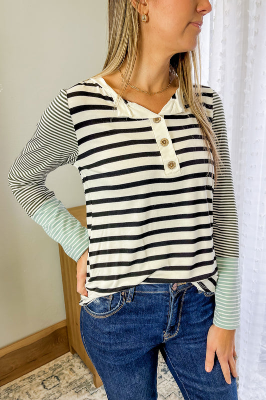 Stripe Henley