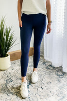 IMG_4903womens stretchy pocket athletic leggings navy high rise