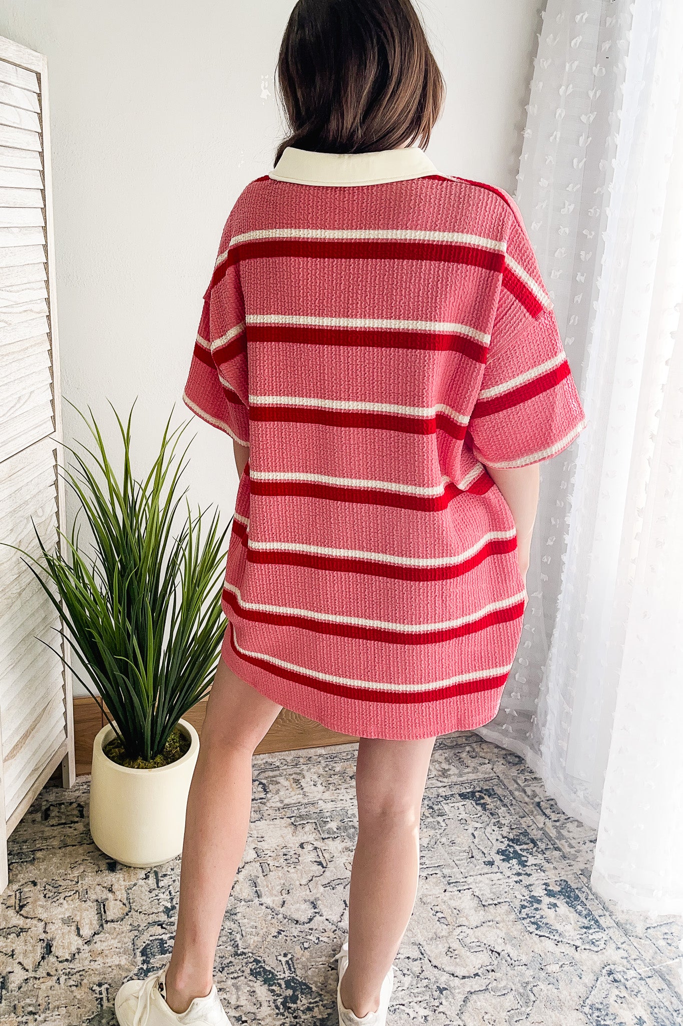 Striped Tee Shirt Dress