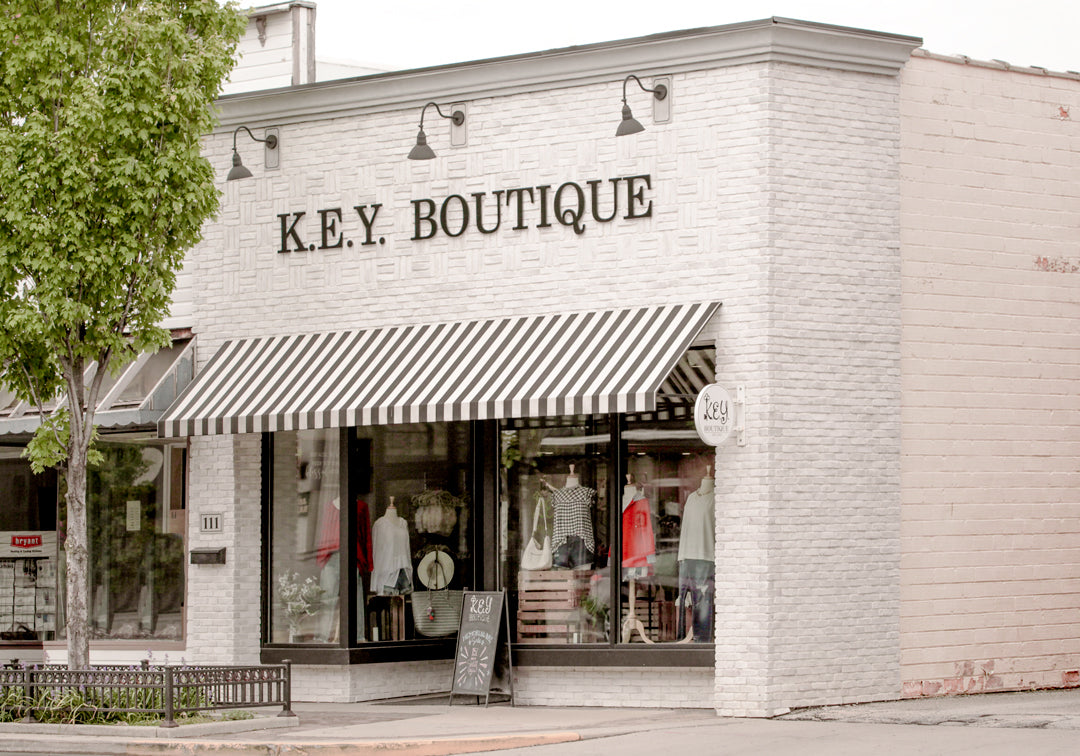 KEY Boutique store front brick and mortar in nappanee indiana