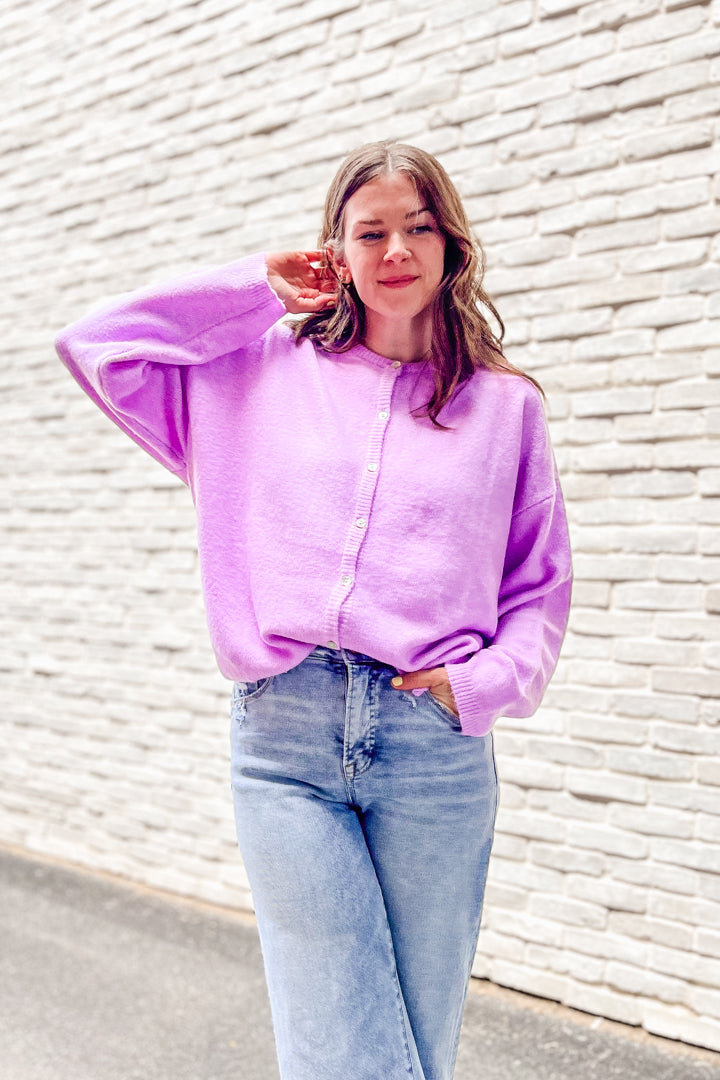 Oversized Button Cardigan