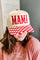 Checkered MAMA Hat
