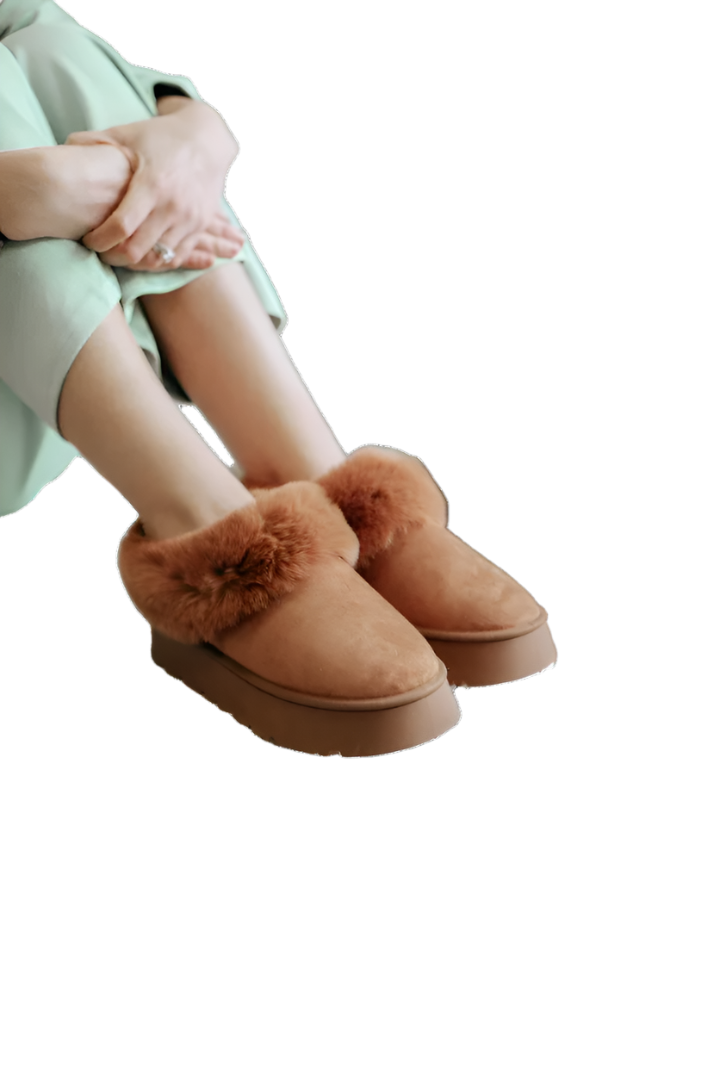 Faux Fur Slippers