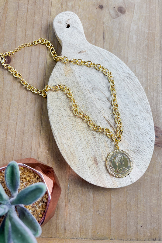 Chunky Coin Necklace