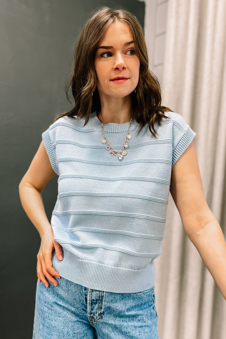 Textured dolman sleeve seater top