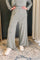 Elastic Striped Pants