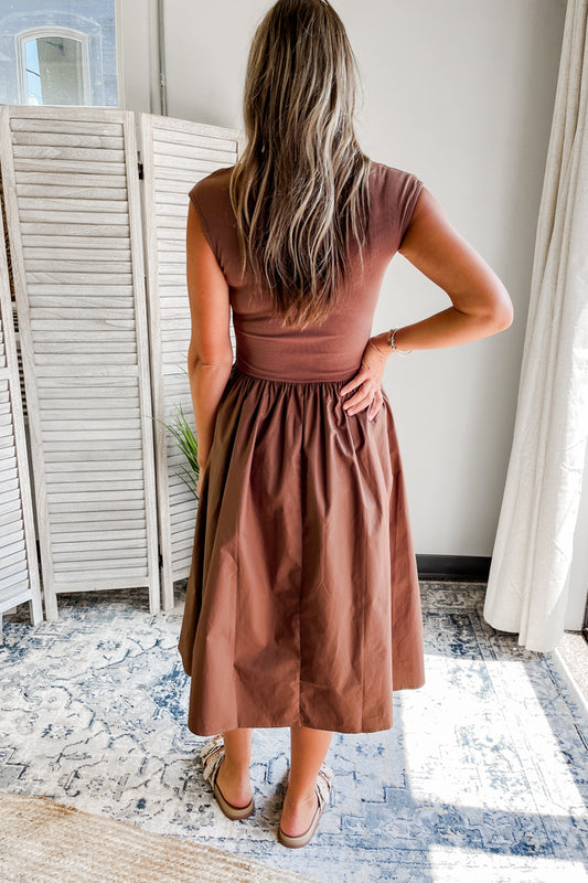 Knit Top Midi Dress