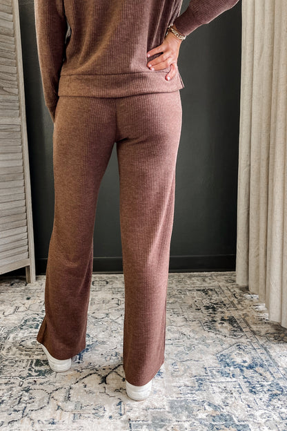 Ribbed Drawstring Lounge Pants