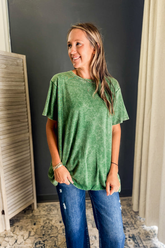 PLUS Mineral Washed Tee