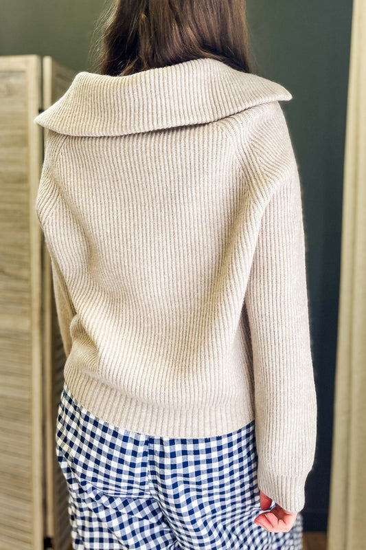 Funnel Neck Cardigan