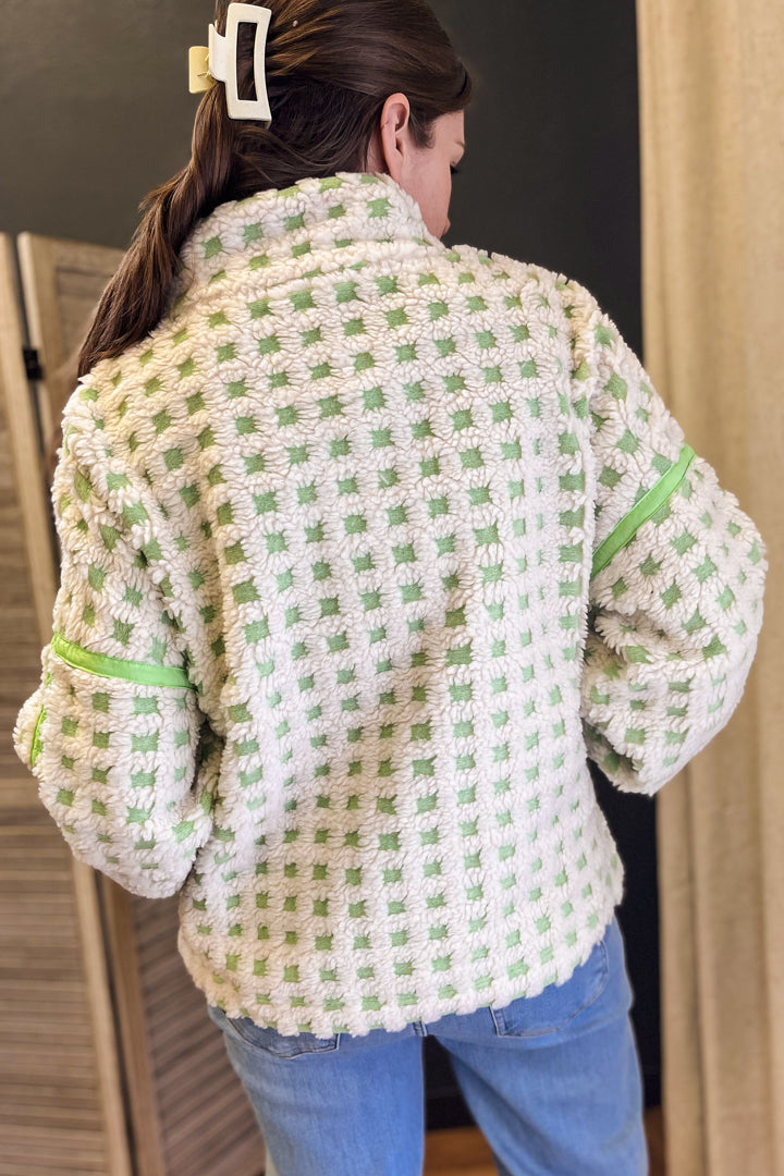 Checker Fleece Jacket