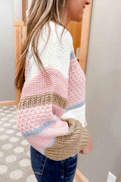 Knit Colorblock Sweater