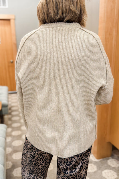 Ribbed Knit Sweater