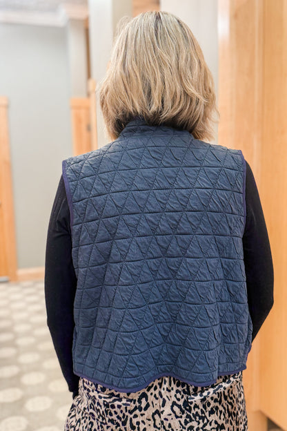 Quilted Zip Vest
