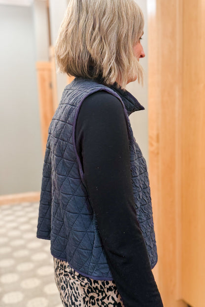Quilted Zip Vest