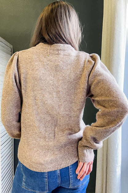 Puff Sleeve Cardigan