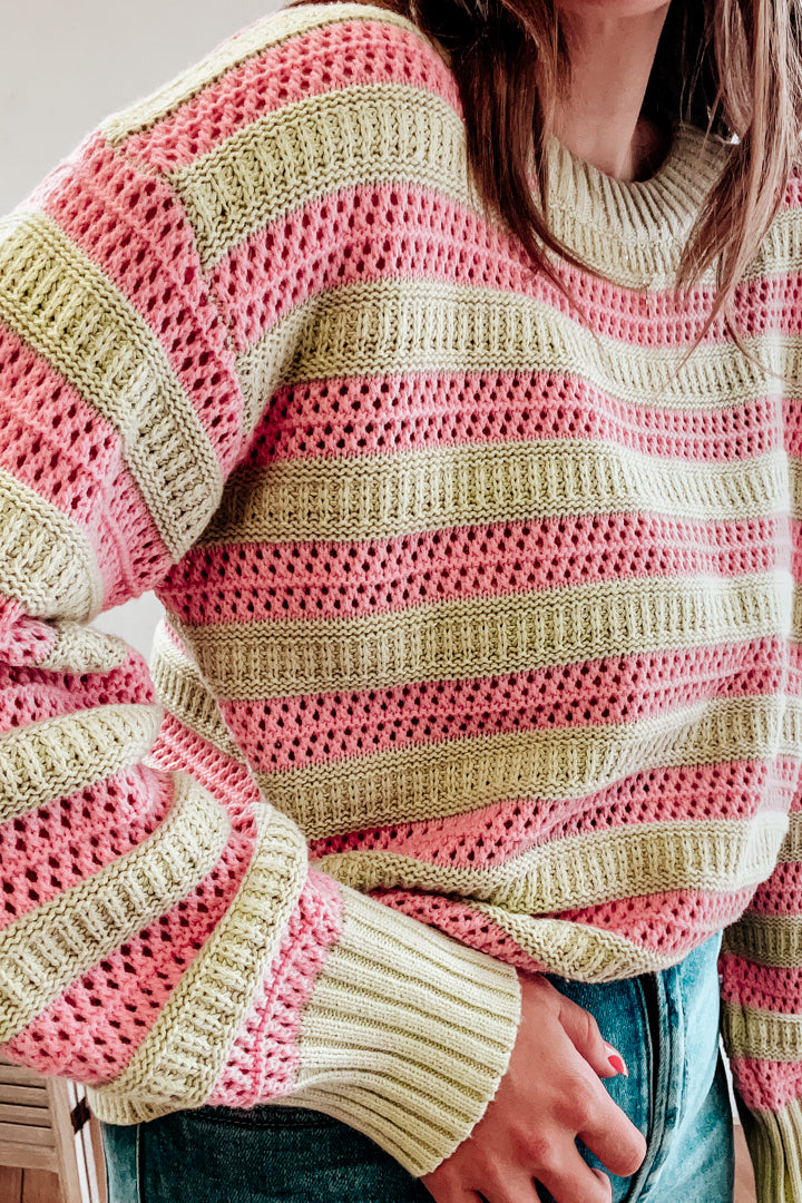 Crochet Detail Sweater