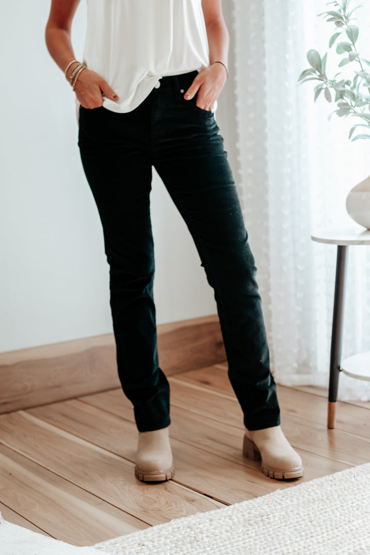 ジャグジーンズ Jag Jeans Womens Ruby Corduroy Mid-Rise Straight