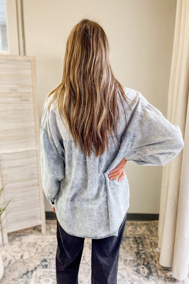 PLUS Denim Shirt