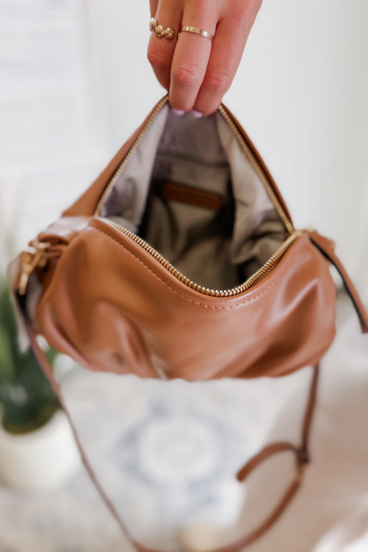 Ophelia Ruched Shoulder Bag
