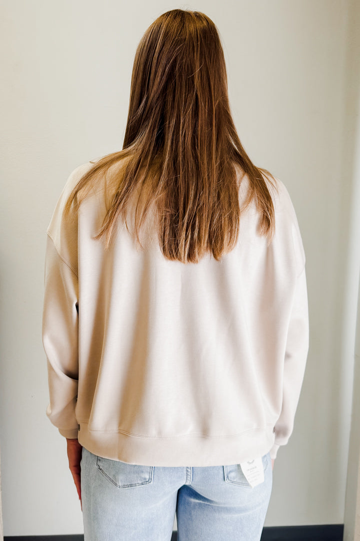 Side Snap Sweatshirt
