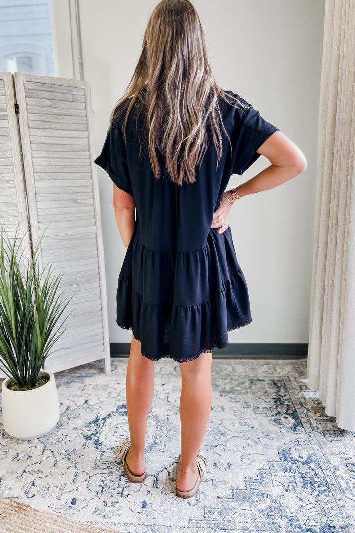 Linen Tier Dress
