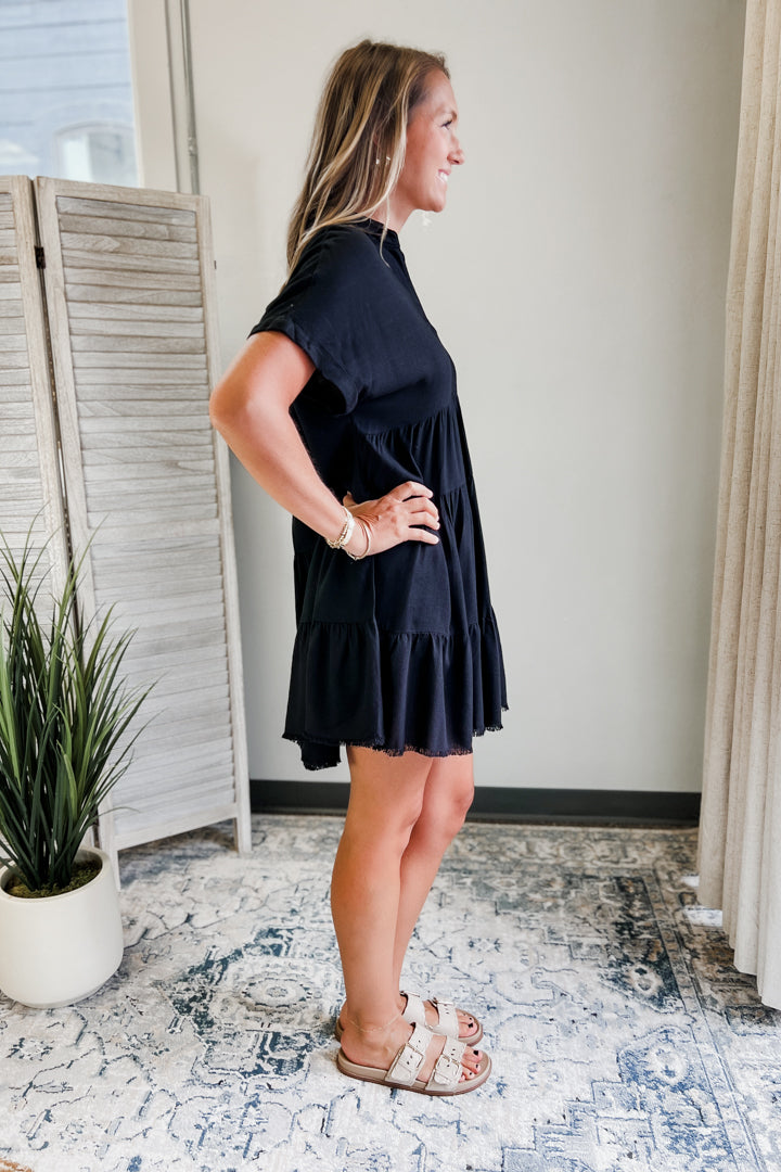 Linen Tier Dress