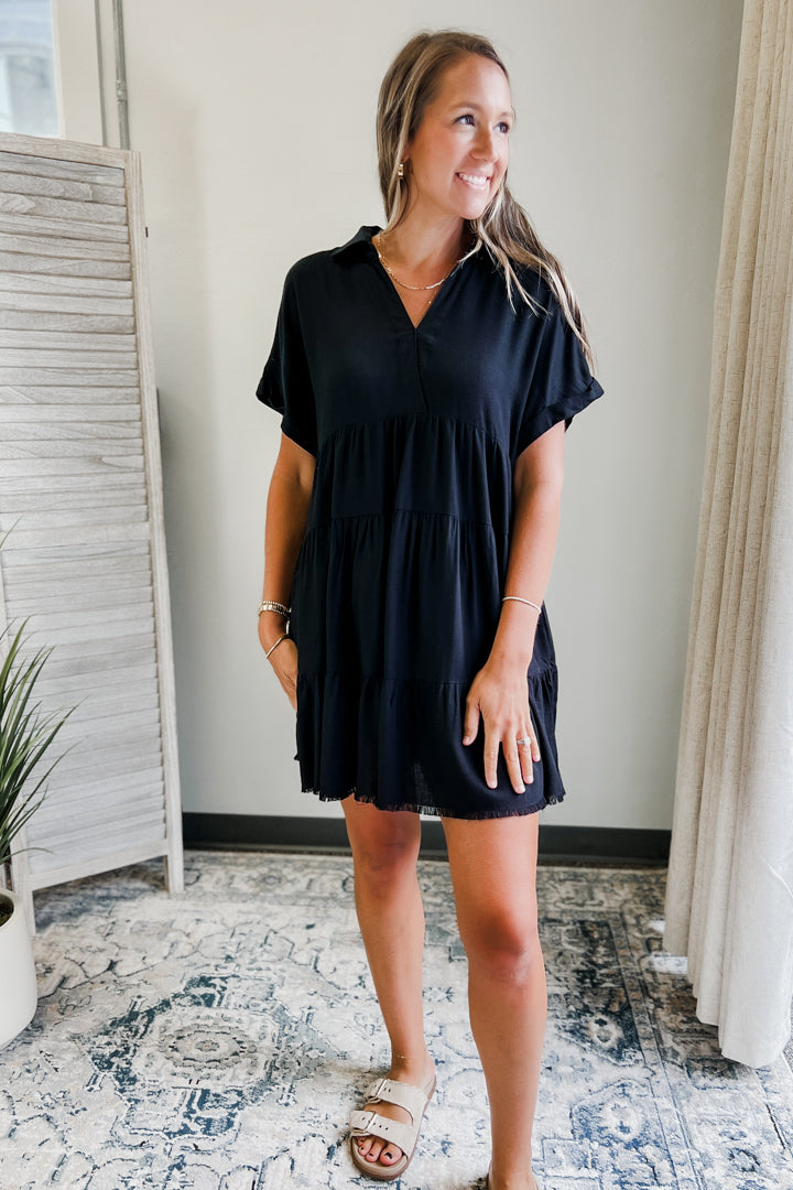 Linen Tier Dress