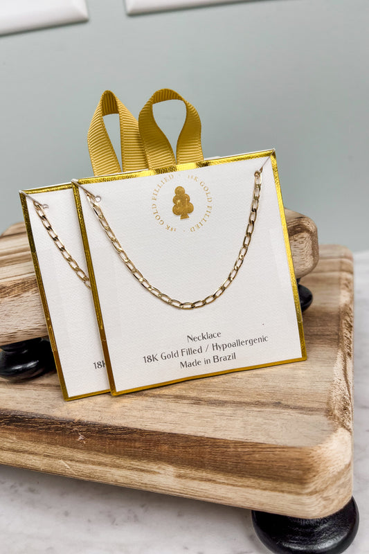 Linked Oval Chain Necklace
