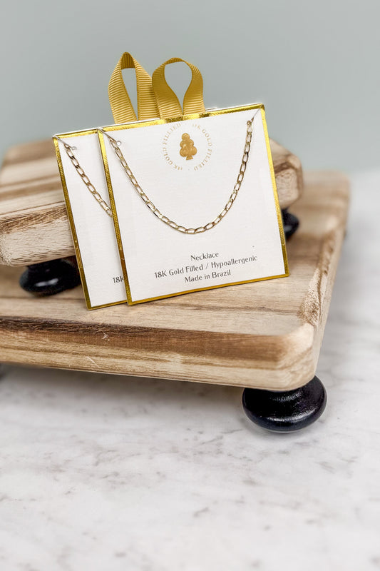Linked Oval Chain Necklace