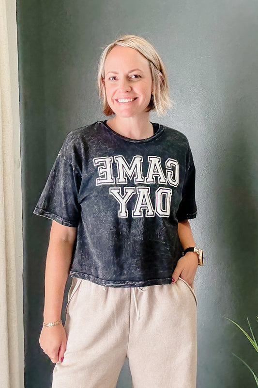Game Day Cropped Tee