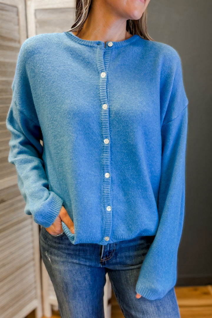 Oversized Button Cardigan