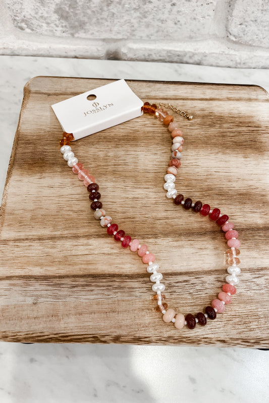 Agate Bead Necklace