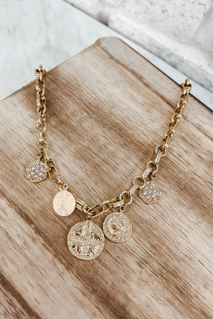 Hammer Disk Necklace