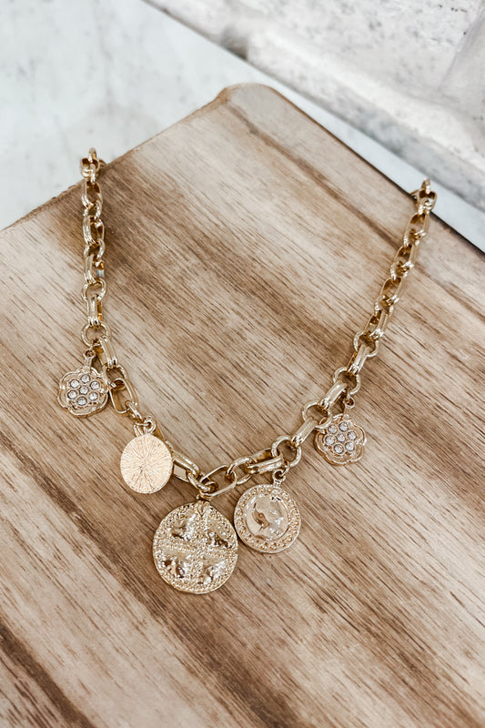 Hammer Disk Necklace