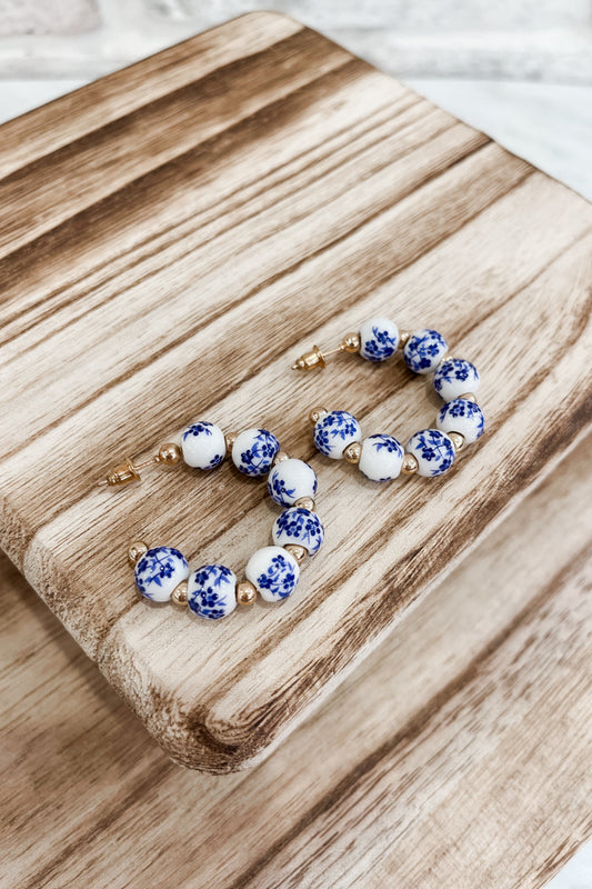 Porcelain Hoops