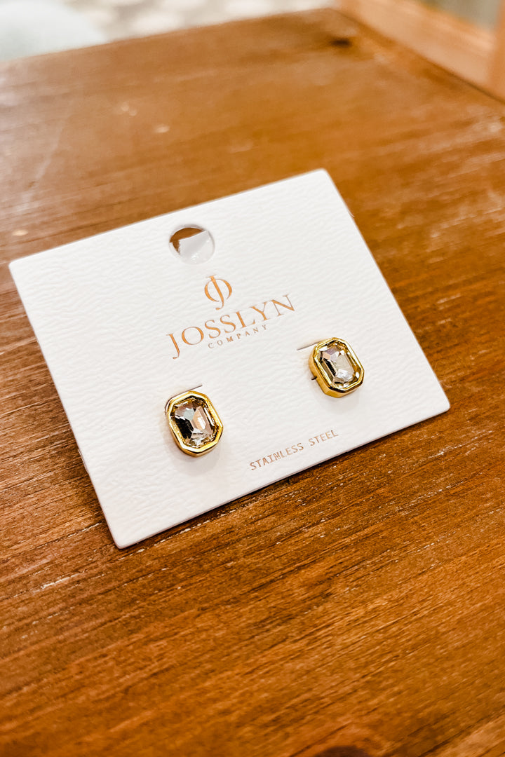 Crystal Bezel Studs