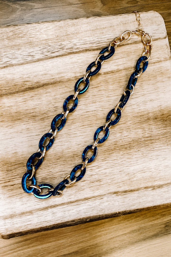 Resin Link Necklace