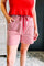 Striped Drawstring Shorts