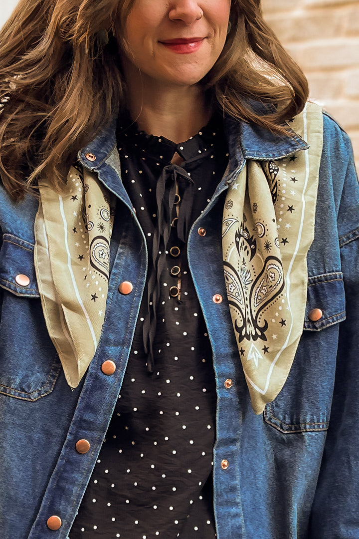 Paisley Bandana Scarf