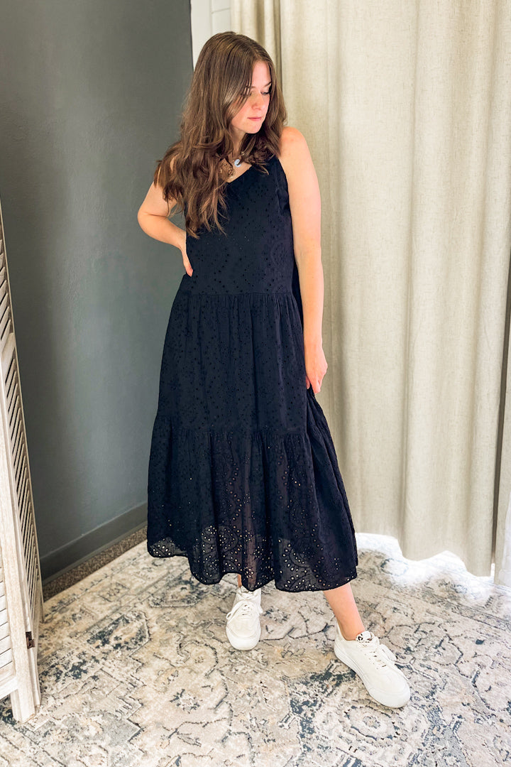 Eyelet Maxi Dress | KEY Boutique