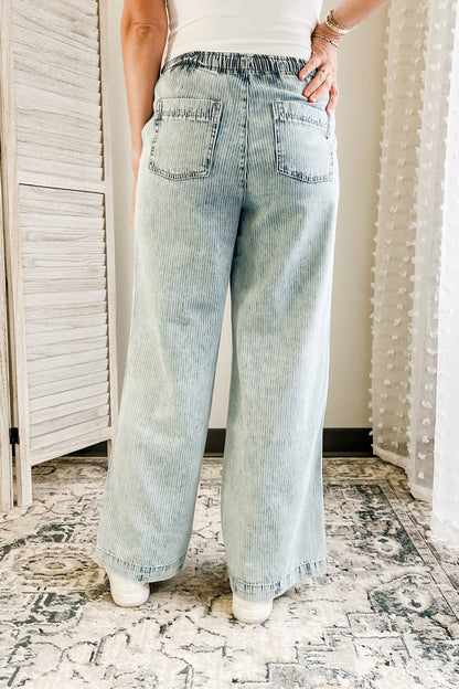 Drawstring Denim Pant